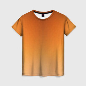 Женская футболка 3D с принтом Fox Triangle в Курске, 100% полиэфир ( синтетическое хлопкоподобное полотно) | прямой крой, круглый вырез горловины, длина до линии бедер | геометрия | оранжевый | полигон | рыжий | треугольник