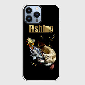 Чехол для iPhone 13 Pro Max с принтом Рыбалка в Курске,  |  | background | black | bubbles | depth | fish | fishing | food | predators | sacrifice | water | вода | глубина | еда | жертва | охота | пузыри | рыбалка | рыбы | фон | хищники | черный