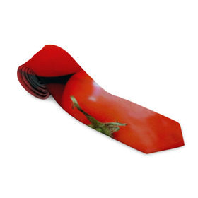 Галстук 3D с принтом Томаты в Курске, 100% полиэстер | Длина 148 см; Плотность 150-180 г/м2 | Тематика изображения на принте: дача | еда | зелень | красный | овощи | огород | помидоры | томаты