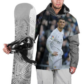 Накидка на куртку 3D с принтом Cristiano Ronaldo в Курске, 100% полиэстер |  | криштиану роналду | реал мадрид