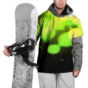 Накидка на куртку 3D с принтом Зелёный свет в Курске, 100% полиэстер |  | 