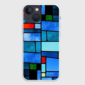 Чехол для iPhone 13 mini с принтом Мозаичная абстракция в Курске,  |  | линии | орнамент | прикольные картинки | узор | цвет
