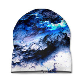 Шапка 3D с принтом Abstract colors в Курске, 100% полиэстер | универсальный размер, печать по всей поверхности изделия | вселенная | галактика | звезды