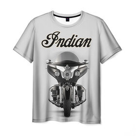 Мужская футболка 3D с принтом Indian 6 в Курске, 100% полиэфир | прямой крой, круглый вырез горловины, длина до линии бедер | 
