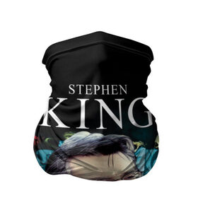 Бандана-труба 3D с принтом Стивен Кинг - Король ужасов в Курске, 100% полиэстер, ткань с особыми свойствами — Activecool | плотность 150‒180 г/м2; хорошо тянется, но сохраняет форму | король ужасов | писатель | триллер | ужасы
