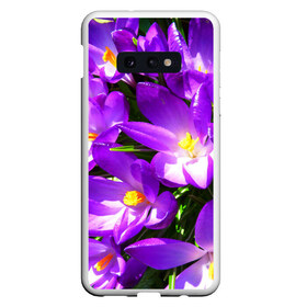 Чехол для Samsung S10E с принтом Сиреневая прелесть в Курске, Силикон | Область печати: задняя сторона чехла, без боковых панелей | лепестки | прикольные картинки | сиреневый | цветочки | цветы