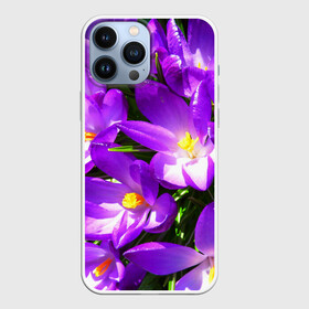 Чехол для iPhone 13 Pro Max с принтом Сиреневая прелесть в Курске,  |  | Тематика изображения на принте: лепестки | прикольные картинки | сиреневый | цветочки | цветы
