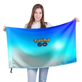 Флаг 3D с принтом Покемон 2 в Курске, 100% полиэстер | плотность ткани — 95 г/м2, размер — 67 х 109 см. Принт наносится с одной стороны | pokemon | pokemon go | покемон | покемон го