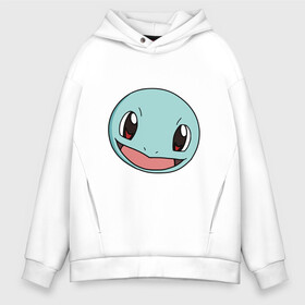 Мужское худи Oversize хлопок с принтом Squirtle в Курске, френч-терри — 70% хлопок, 30% полиэстер. Мягкий теплый начес внутри —100% хлопок | боковые карманы, эластичные манжеты и нижняя кромка, капюшон на магнитной кнопке | pokemon | pokemongo | squirtle | покемон | покемонго | покемоны | сквиртл