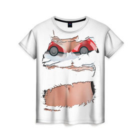 Женская футболка 3D с принтом Лифчик-покеболлы в Курске, 100% полиэфир ( синтетическое хлопкоподобное полотно) | прямой крой, круглый вырез горловины, длина до линии бедер | pokemon go