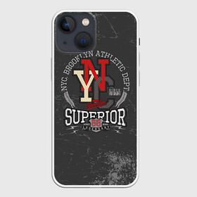 Чехол для iPhone 13 mini с принтом Team t shirt 16 в Курске,  |  | american football | baseball | fashion | football | sport | sport league | style | team | west | американский футбол | бейсбол | запад | команды | мода | надписи | спорт | спортивные лиги | стиль | футбол | футбольные лиги