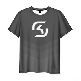Мужская футболка 3D с принтом SK-Gaming в Курске, 100% полиэфир | прямой крой, круглый вырез горловины, длина до линии бедер | csgo | esports | gaming | lg | sk | team