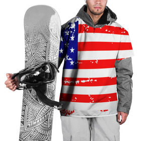 Накидка на куртку 3D с принтом Америка в Курске, 100% полиэстер |  | Тематика изображения на принте: grunge | америка | сша | флаг