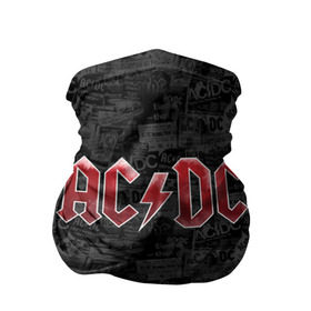 Бандана-труба 3D с принтом AC/DC в Курске, 100% полиэстер, ткань с особыми свойствами — Activecool | плотность 150‒180 г/м2; хорошо тянется, но сохраняет форму | ac dc | acdc | rock | ангус янг | рок