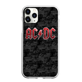 Чехол для iPhone 11 Pro матовый с принтом AC DC в Курске, Силикон |  | ac dc | acdc | rock | ангус янг | рок