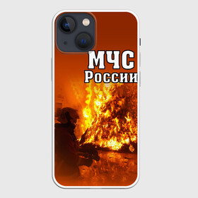 Чехол для iPhone 13 mini с принтом МЧС России в Курске,  |  | мчс | пожарный | россии