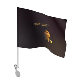 Флаг для автомобиля с принтом Грустный Пикачу в Курске, 100% полиэстер | Размер: 30*21 см | пикачу
