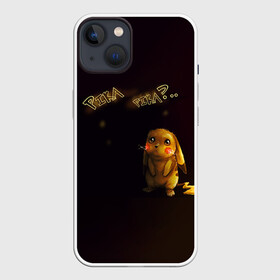 Чехол для iPhone 13 с принтом Грустный Пикачу в Курске,  |  | Тематика изображения на принте: пикачу