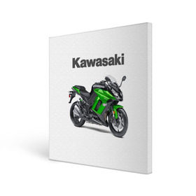 Холст квадратный с принтом Kawasaky Ninja 1000 в Курске, 100% ПВХ |  | Тематика изображения на принте: kawasaky