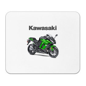 Коврик прямоугольный с принтом Kawasaky Ninja 1000 в Курске, натуральный каучук | размер 230 х 185 мм; запечатка лицевой стороны | Тематика изображения на принте: kawasaky