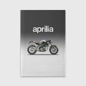 Обложка для паспорта матовая кожа с принтом Aprilia 750CR в Курске, натуральная матовая кожа | размер 19,3 х 13,7 см; прозрачные пластиковые крепления | Тематика изображения на принте: aprilia