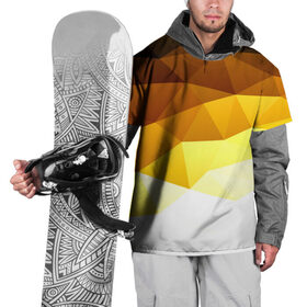 Накидка на куртку 3D с принтом Solid Polygon в Курске, 100% полиэстер |  | геометрия | грани | изгиб | линии | полигоны | постель | сочетан | текстура | треугольники