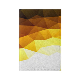 Обложка для паспорта матовая кожа с принтом Solid Polygon в Курске, натуральная матовая кожа | размер 19,3 х 13,7 см; прозрачные пластиковые крепления | Тематика изображения на принте: геометрия | грани | изгиб | линии | полигоны | постель | сочетан | текстура | треугольники