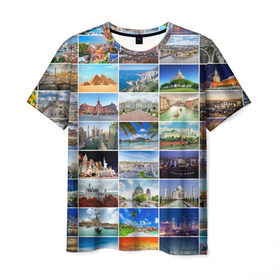 Мужская футболка 3D с принтом Путешественник в Курске, 100% полиэфир | прямой крой, круглый вырез горловины, длина до линии бедер | азия | берлин | вегас | венеция | воспоминания | города | достопримечательности | европа | египет | калифорния | каникулы | лондон | милан | москва | ностальгия | нью йорк | отдых | отпуск | память