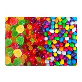 Магнитный плакат 3Х2 с принтом Вкусняшки в Курске, Полимерный материал с магнитным слоем | 6 деталей размером 9*9 см | вкуснотища | вкусняшки | глазурь | карамельки | конфетки | конфеты | мармеладки | сахар | сладости