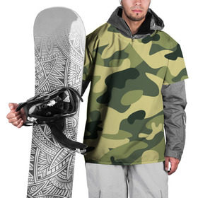 Накидка на куртку 3D с принтом Зелёный камуфляж в Курске, 100% полиэстер |  | Тематика изображения на принте: camouflage | green camouflage | зеленый камуфляж | камуфляж