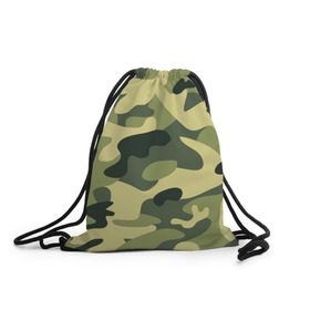Рюкзак-мешок 3D с принтом Зелёный камуфляж в Курске, 100% полиэстер | плотность ткани — 200 г/м2, размер — 35 х 45 см; лямки — толстые шнурки, застежка на шнуровке, без карманов и подкладки | camouflage | green camouflage | зеленый камуфляж | камуфляж