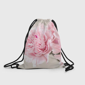Рюкзак-мешок 3D с принтом Розовый цветок 5 в Курске, 100% полиэстер | плотность ткани — 200 г/м2, размер — 35 х 45 см; лямки — толстые шнурки, застежка на шнуровке, без карманов и подкладки | розовый | цветок | цветы