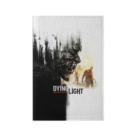 Обложка для паспорта матовая кожа с принтом Dying Light в Курске, натуральная матовая кожа | размер 19,3 х 13,7 см; прозрачные пластиковые крепления | dying light | horror | зомби | ужасы