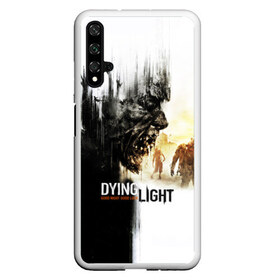 Чехол для Honor 20 с принтом Dying Light в Курске, Силикон | Область печати: задняя сторона чехла, без боковых панелей | Тематика изображения на принте: dying light | horror | зомби | ужасы