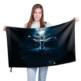 Флаг 3D с принтом Give us this day! в Курске, 100% полиэстер | плотность ткани — 95 г/м2, размер — 67 х 109 см. Принт наносится с одной стороны | мэнни пакьяо