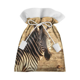 Подарочный 3D мешок с принтом Зебра в Курске, 100% полиэстер | Размер: 29*39 см | африка | голова животного | зебра | лошадь | природа