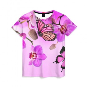 Женская футболка 3D с принтом Цвета радости в Курске, 100% полиэфир ( синтетическое хлопкоподобное полотно) | прямой крой, круглый вырез горловины, длина до линии бедер | арт | краска | лето | лучи | любовь | новинки | популярные | природа | рисунки | свет | цветы