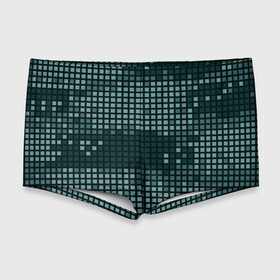 Мужские купальные плавки 3D с принтом Кибер камуфляж 3 в Курске, Полиэстер 85%, Спандекс 15% |  | Тематика изображения на принте: пиксели | темный