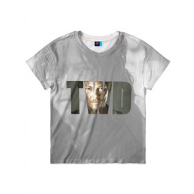 Детская футболка 3D с принтом TWD. Дэрил Диксон в Курске, 100% гипоаллергенный полиэфир | прямой крой, круглый вырез горловины, длина до линии бедер, чуть спущенное плечо, ткань немного тянется | Тематика изображения на принте: 