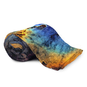 Плед 3D с принтом Nebula in Space в Курске, 100% полиэстер | закругленные углы, все края обработаны. Ткань не мнется и не растягивается | 