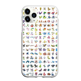Чехол для iPhone 11 Pro матовый с принтом Wall в Курске, Силикон |  | bulbasaur | pikachu | pokemon | squirtle | бальбазар | пикачу | покемон | сквиртл