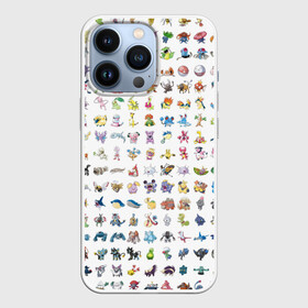 Чехол для iPhone 13 Pro с принтом Wall в Курске,  |  | bulbasaur | pikachu | pokemon | squirtle | бальбазар | пикачу | покемон | сквиртл