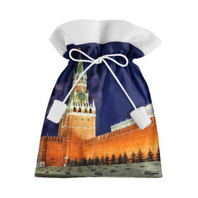 Подарочный 3D мешок с принтом Кремль в Курске, 100% полиэстер | Размер: 29*39 см | Тематика изображения на принте: moscow | russia | гордость | кремль | москва | отечество | родина | россия | столица