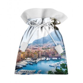 Подарочный 3D мешок с принтом Монако в Курске, 100% полиэстер | Размер: 29*39 см | Тематика изображения на принте: europe | monaco | гламур | европа | загар | княжество | миллионеры | монако | отдых | отпуск | пляж | роскошь | солнце | средиземное море | туризм