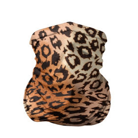 Бандана-труба 3D с принтом Леопардовая шкура в Курске, 100% полиэстер, ткань с особыми свойствами — Activecool | плотность 150‒180 г/м2; хорошо тянется, но сохраняет форму | гепард | гламур | леопард | мода | роскошь | шерсть