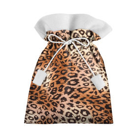 Подарочный 3D мешок с принтом Леопардовая шкура в Курске, 100% полиэстер | Размер: 29*39 см | гепард | гламур | леопард | мода | роскошь | шерсть