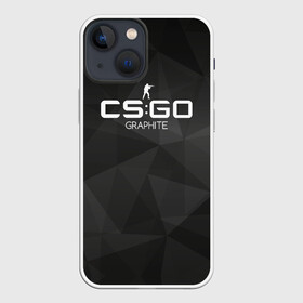 Чехол для iPhone 13 mini с принтом cs:go   Graphite (Графит) в Курске,  |  | Тематика изображения на принте: cs | csgo | го | кс