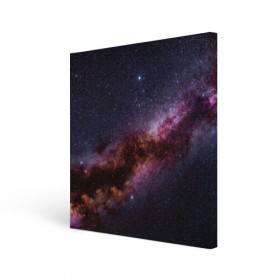Холст квадратный с принтом Млечный путь в Курске, 100% ПВХ |  | вселенная | галактика | звёзды | космическое пространство | космос | созвездие