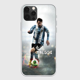 Чехол для iPhone 12 Pro с принтом Leo Messi в Курске, силикон | область печати: задняя сторона чехла, без боковых панелей | barselona | messi | аргентина | барселона | месси | мяч | футбол