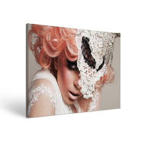 Холст прямоугольный с принтом Lady Gaga в Курске, 100% ПВХ |  | Тематика изображения на принте: lady gaga | звезда | знаменитость | леди гага | музыка | певица